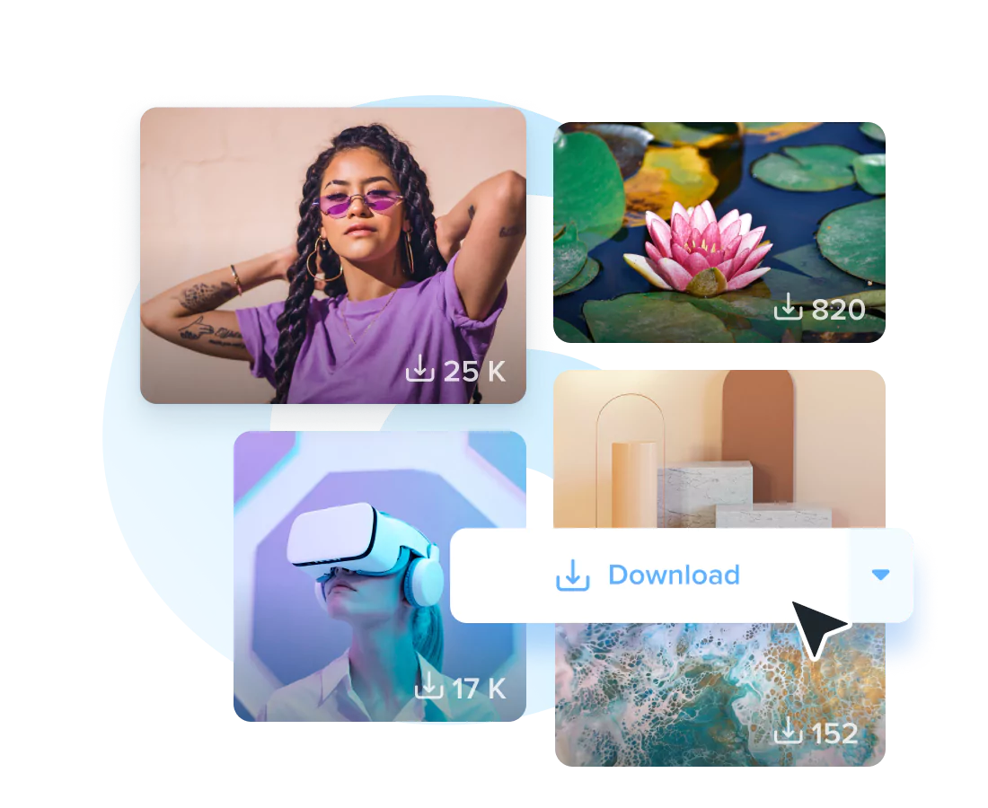 High-quality stock content for creatives